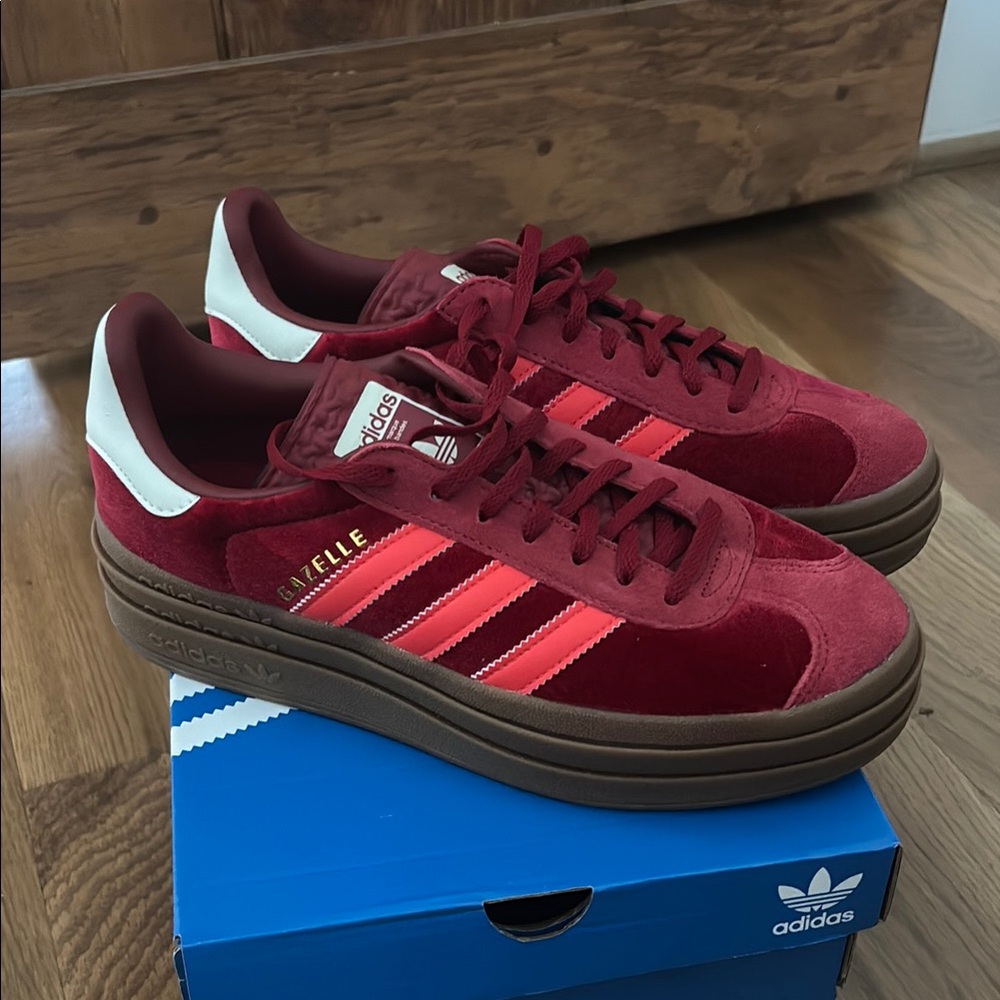 Adidas Gazelle Red Sneakers